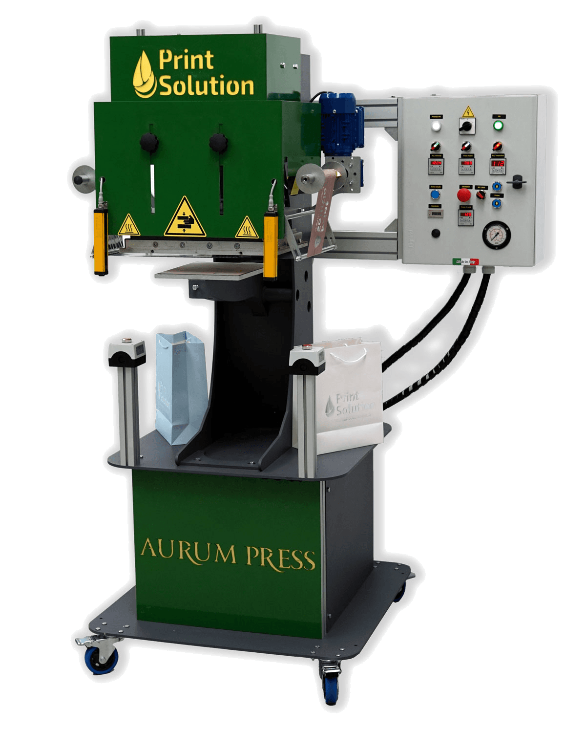 AurumPress — stampante hot foil per packaging di lusso